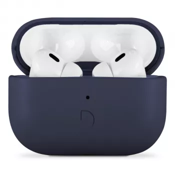 Decoded AirCase Pro in pelle per AirPods Pro 3 blu navy
