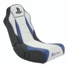 X Rocker Geist 2.0 PlayStation seduta da gaming da pavimento con sistema audio 2.1 - bianco/blu