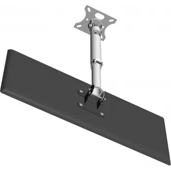 VISION supporto a soffitto per monitor e display 10-34 pollici, VESA fino a 100x100, altezza 430-730 mm, inclinazione 90°