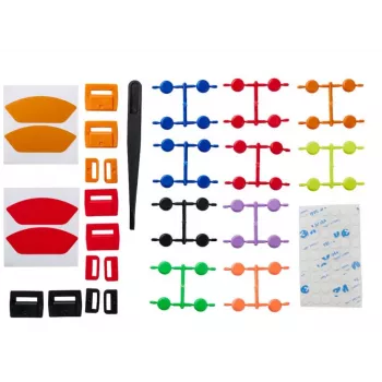 Asetek SimSports Colour Kit per pedali Forte - elastomeri del freno e molle del pedale dell'acceleratore