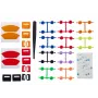 Asetek SimSports Colour Kit per Forte Pedals – elastomeri del freno e molle dell'acceleratore