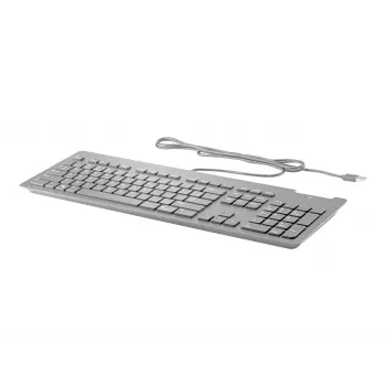 HP Business Slim Keyboard - USB - inglese UK (GB) - nero
