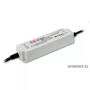 Mean Well LPF-60-24 driver LED 60W 24V DC IP67 tensione costante + corrente costante