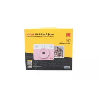 KODAK C300RP fotocamera istantanea rossa con tecnologia ZINK Zero Ink, 16MP, Bluetooth 4.0, LCD 3,5