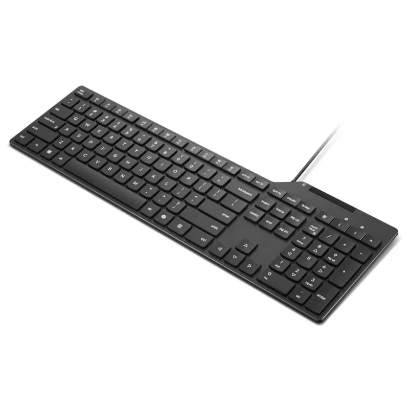 Lenovo USB-A Wired Smartcard Keyboard US English QWERTY Raven Black