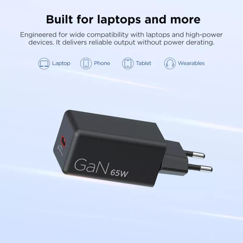Lenovo 65W Mini Caricabatterie USB-C GaN