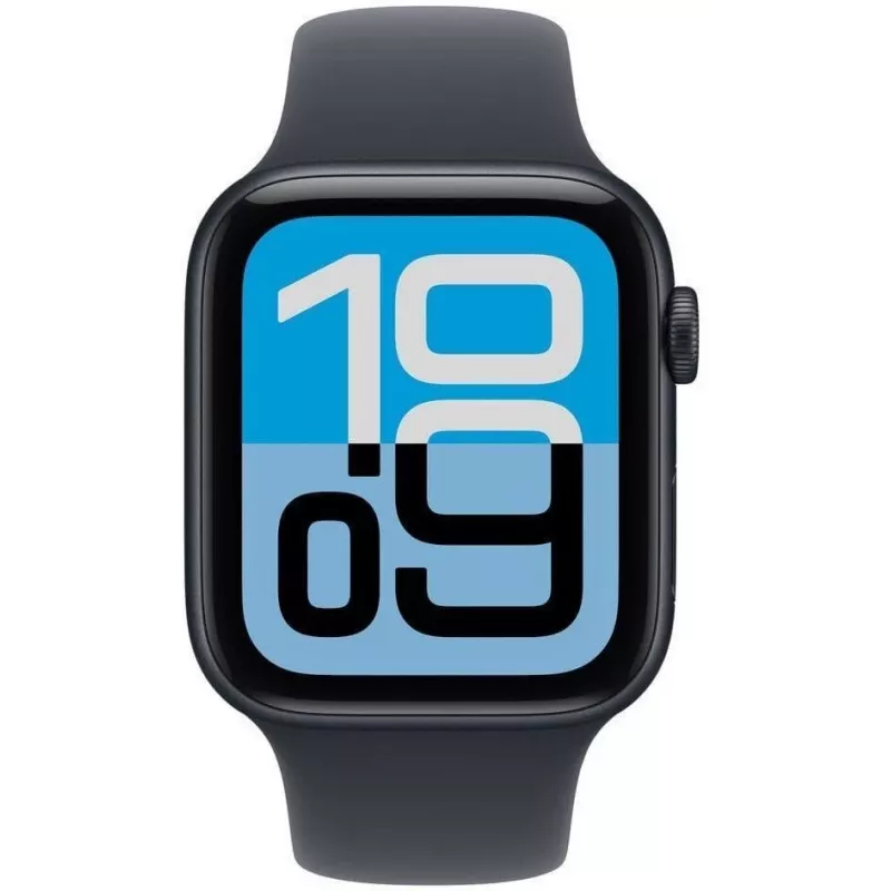 Apple Watch SE 3 GPS 44mm Midnight case in alluminio con cinturino Sport Midnight M/L