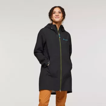 Cotopaxi Cielo Rain Trench donna impermeabile - All Black, taglia S