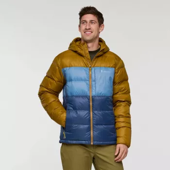 Cotopaxi Fuego Max Down Hooded Jacket - Bronze/Deep Sea (taglia M)
