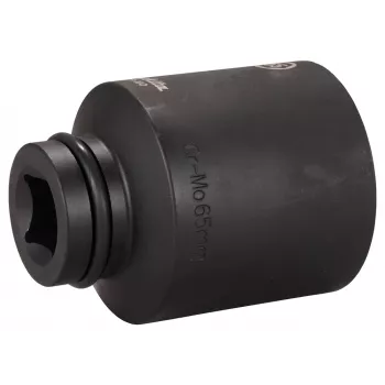 Makita bussola a massa battente attacco da 1 pollice 65 mm 6 punti Cr-Mo nero fosfatato E-24810