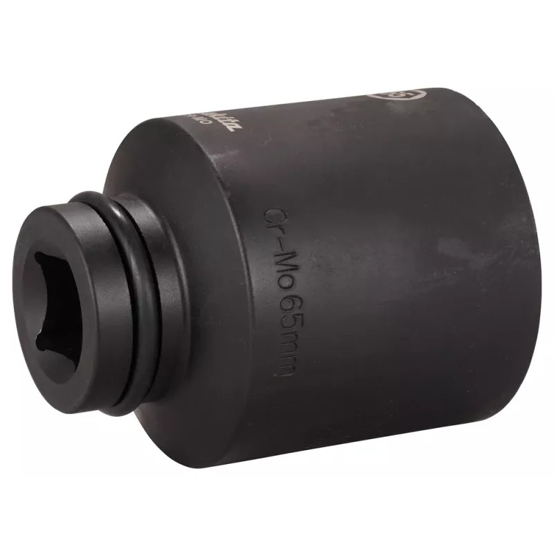 Makita bussola a massa battente attacco da 1 pollice 65 mm 6 punti Cr-Mo nero fosfatato E-24810