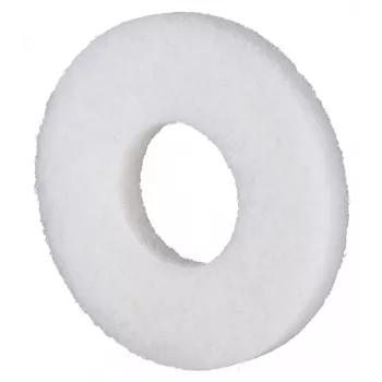 Makita 1914S5-9 pad lucidante in feltro per lavasciuga/lucidatrice a batteria PS001G, 200 mm, bianco