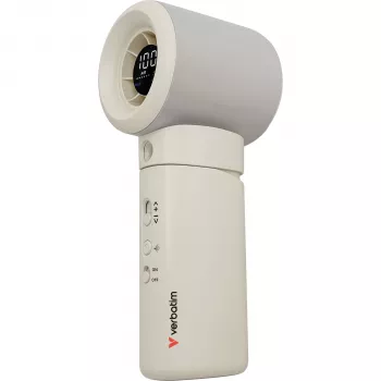 Verbatim Cool 'n' Go Aqua Breeze 32344 ventilatore a mano, bianco/argento