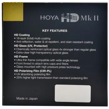 Filtro Hoya HD MkII UV 58 mm