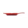 Le Creuset padella grill in ghisa, quadrata, 26 cm, rosso ciliegia