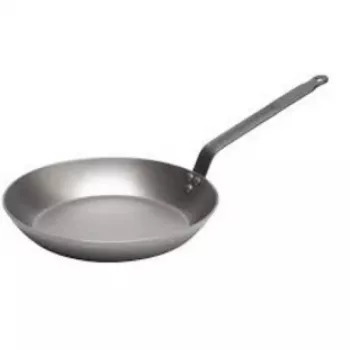 De Buyer Carbone Plus Lyonnaise padella, 28 cm, acciaio al carbonio