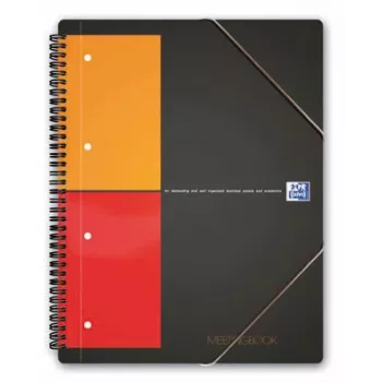 ELBA Organiser Book - 80 fogli - nero - A4 - rilegatura a spirale - 245 mm - 310 mm