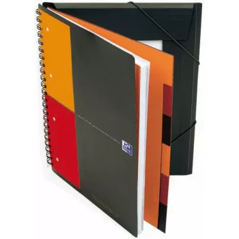 ELBA Organiser Book - 80 fogli - nero - A4 - rilegatura a spirale - 245 mm - 310 mm