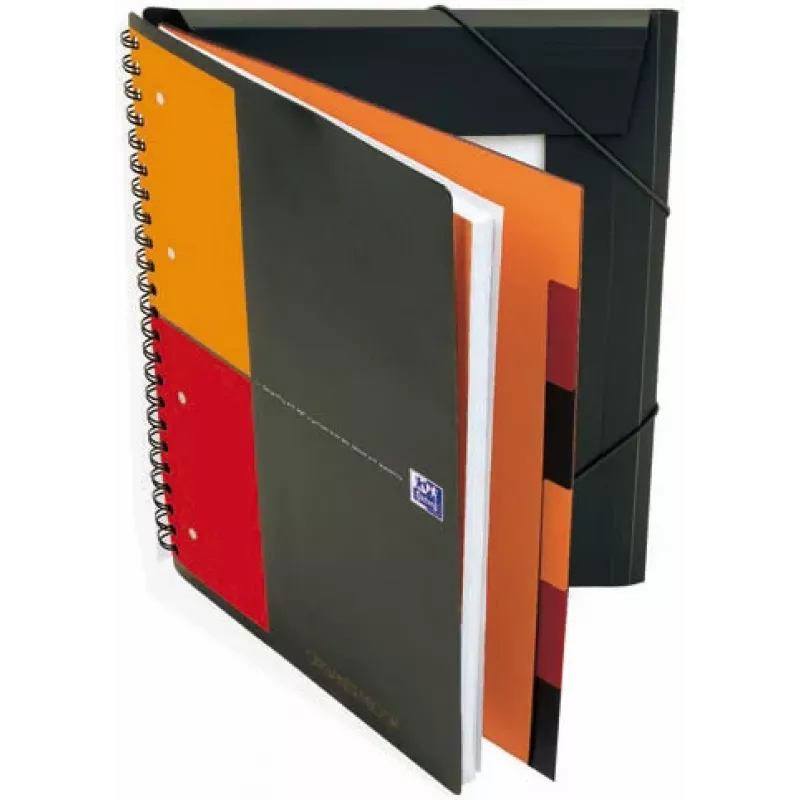ELBA Organiser Book - 80 fogli - nero - A4 - rilegatura a spirale - 245 mm - 310 mm