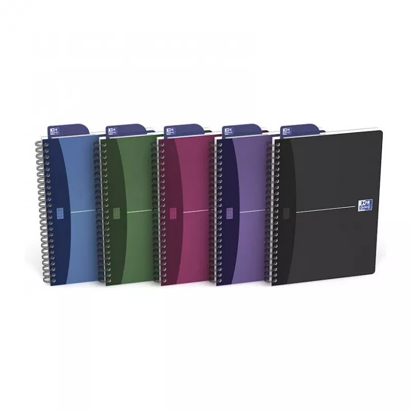 ELBA Oxford Office quaderno A5 rilegatura a spirale 90 fogli grigio