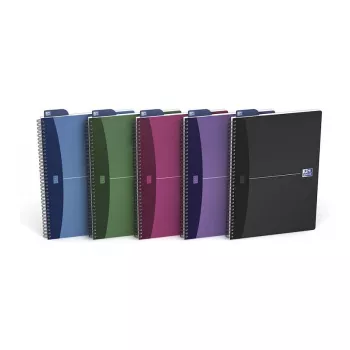 ELBA 100101918 divisori A4 90 fogli blu verde grigio rosa viola