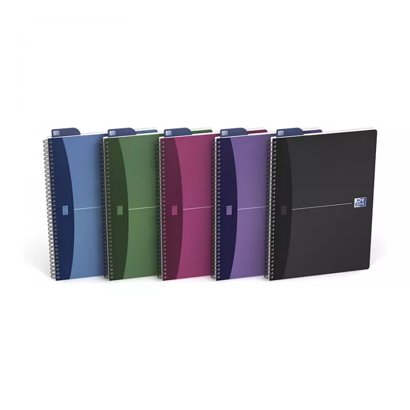 ELBA 100101918 divisori A4 90 fogli blu verde grigio rosa viola