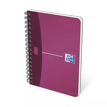 ELBA Oxford Office quaderno - rilegatura a spirale - A6 - 90 fogli/180 pagine - a quadretti - colori assortiti - polipropilene (PP)