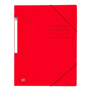 Oxford TOP FILE+ cartella con elastico A4 rossa 400116267