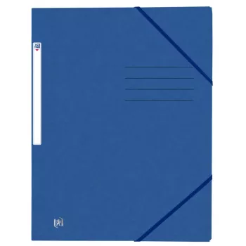 Hamelin TOP FILE+ cartella con elastico agli angoli A4 3 lembi blu 400116324