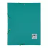 Oxford TOP FILE+ cartella portadocumenti con elastico agli angoli A4 3 lembi acqua 400116326