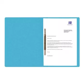 Oxford TOP FILE+ cartella con fermaglio A4 cartoncino 390 g/m² acqua fermaglio metallico