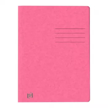 Oxford Top File+ cartella con fermaglio A4 rosa cartoncino 390 g/m² rilegatura commerciale/ufficiale