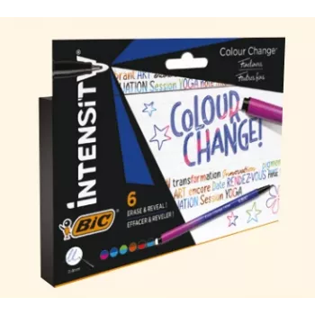 BIC Fineliner Intensity 0,4 mm colori assortiti confezione da 6