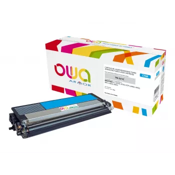 Armor OWA cartuccia toner rigenerata ciano (alternativa a Brother TN321C)