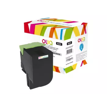 Armor OWA - nero - compatibile - rigenerata - cartuccia toner (alternativa a Lexmark 80C2SK0)