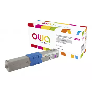 Armor OWA cartuccia toner rigenerata magenta compatibile con OKI 44469723