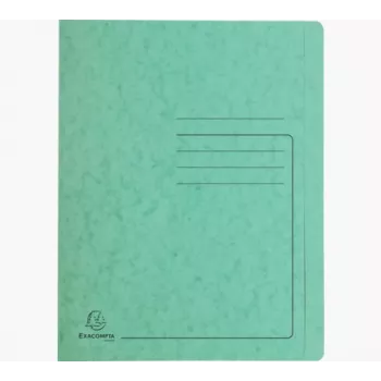 Exacompta Colorspan cartella A4 verde 355 g/m² archivio flessibile