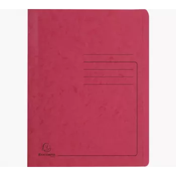 Exacompta 25 Report File cartone rosso DIN A4