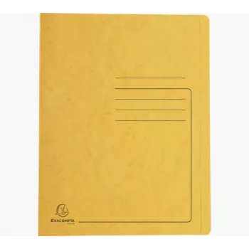 Exacompta Colorspan Report File A4 giallo 355 g/m² cartone fermaglio flessibile