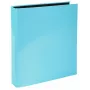 Exacompta Aquarel raccoglitore ad anelli A4, cartone rivestito, anelli 25 mm, dorso 40 mm, azzurro (54568E)