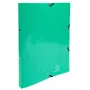 Exacompta Iderama raccoglitore ad anelli A4, 2 anelli 15 mm, con elastico, verde scuro (8701596)