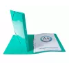 Exacompta Iderama raccoglitore ad anelli A4, 2 anelli 15 mm, con elastico, verde scuro (8701596)