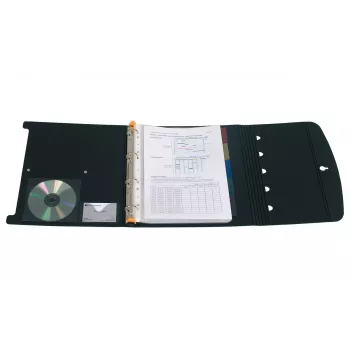 Exacompta 56034E raccoglitore ad anelli A4 nero 30 mm dorso 2 anelli 1 pz.