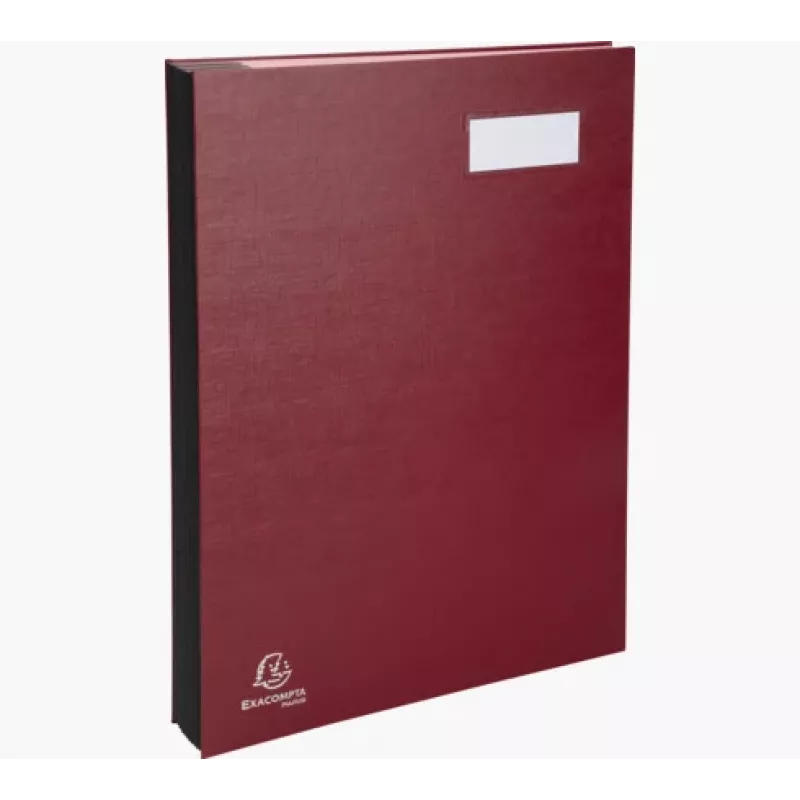 Exacompta 57025E Cartella da firma A4, rosso