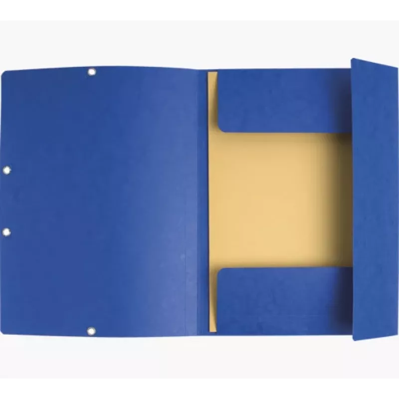 Exacompta Colorspan cartella con elastico A4 blu 355 g/m² 3 alette con elastico
