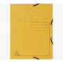 Exacompta cartella raccoglitore 55409E DIN A4 3 alette cartoncino giallo