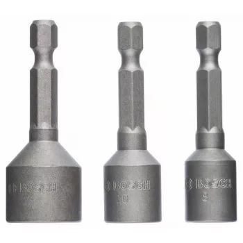 Bosch Impact Socket Set 3 pezzi 50 mm 8 10 13 mm 2608551078