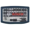 Bosch set di bit per avvitatore 32 pezzi Torx, Phillips, Pozidriv, esagonale, taglio, Torq-Set lunghezza 25 mm