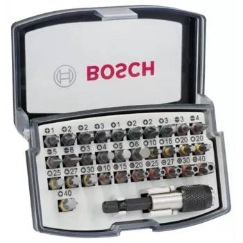Set 32 punte Bosch Accessories 2607017564 set di punte per cacciavite con portapunte magnetico