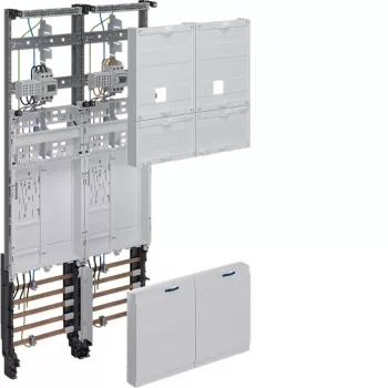 Hager universZ campo di misurazione completo ZK3EL22T 1050mm 2 posti contatore eHZ 2 campi